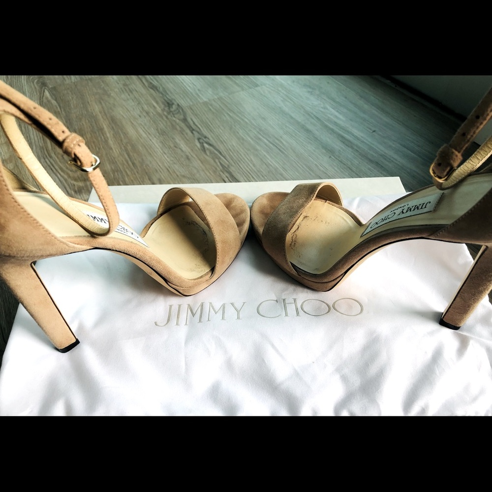 Jimmy Choo Misty, Ballet Pink, Size 7, 4.75” heel - Picture 3 of 6